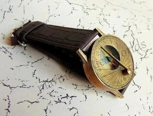 Bussola polso ottone steampunk - bussola,